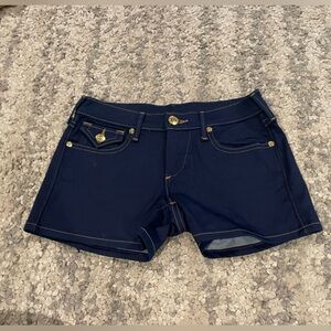 True Religion Blue Shorts